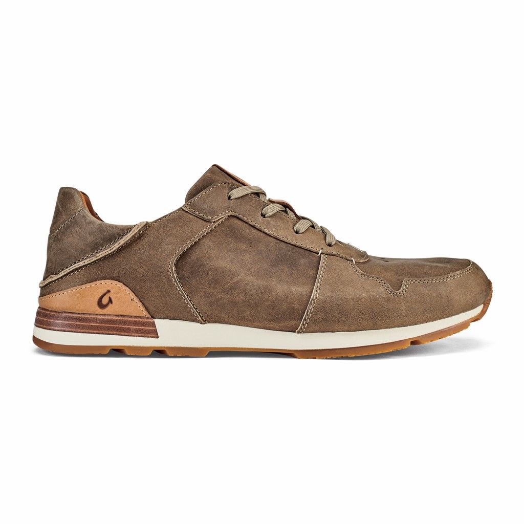 Zapatos Olukai Huakaʻi Lī - Zapatillas Hombre Cafes 20087-295